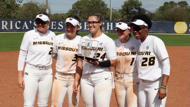 Missouri softball wins 2024 NFCA Division I Leadoff Classic